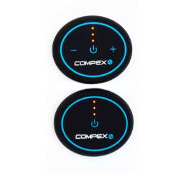 Compex Performance Blue Muscle Stimulator Bundle Kit: Muscle Stim, 12 Snap  Electrodes, 5 Programs, Lead Wires